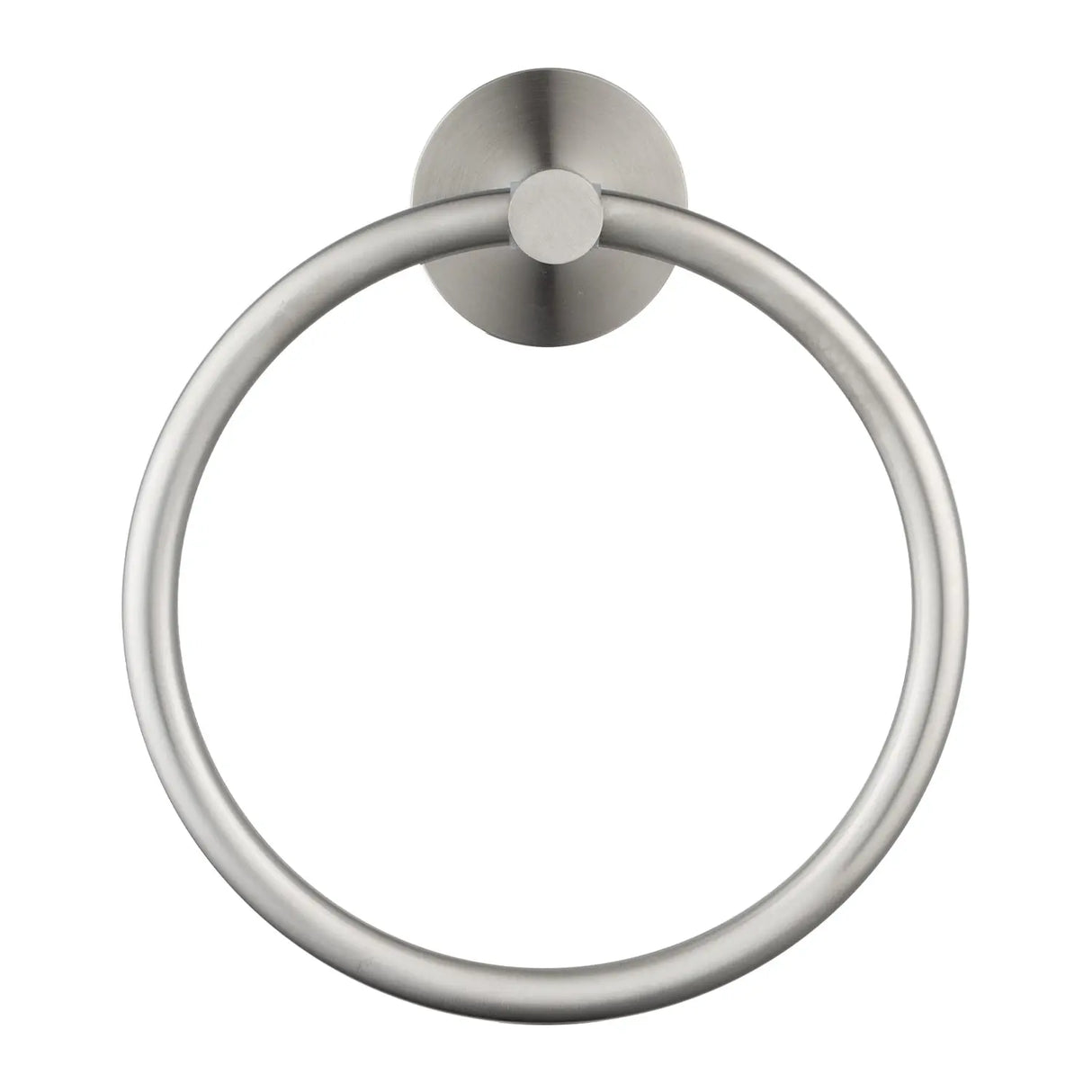 LUCID PIN - Brushed Nickel Towel Ring Aquaperla
