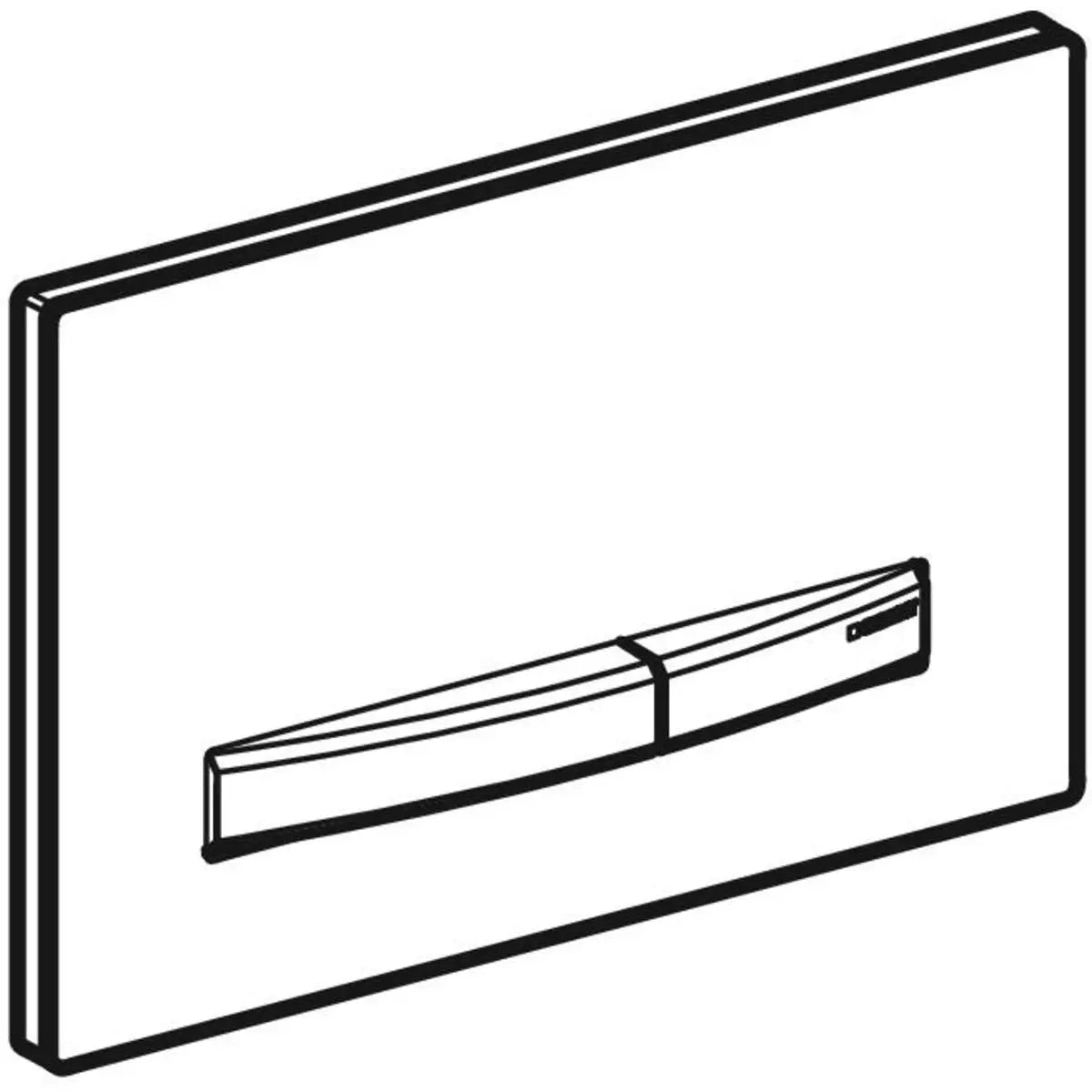 Geberit Sigma50 Mechanical Dual Flush - White Finish, Chrome Trim mercioaustralia