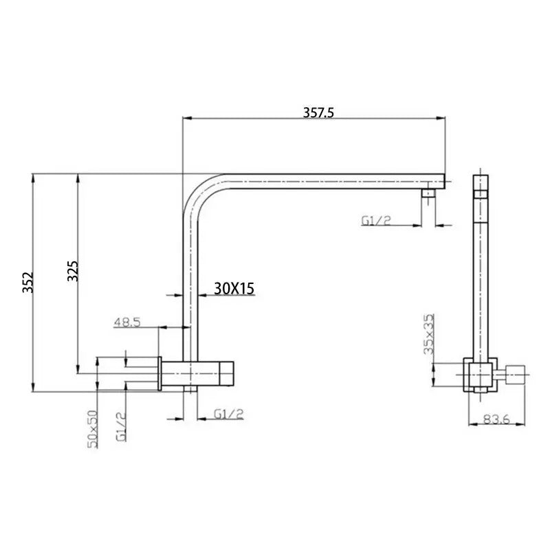 10" Chrome Shower Station Aquaperla