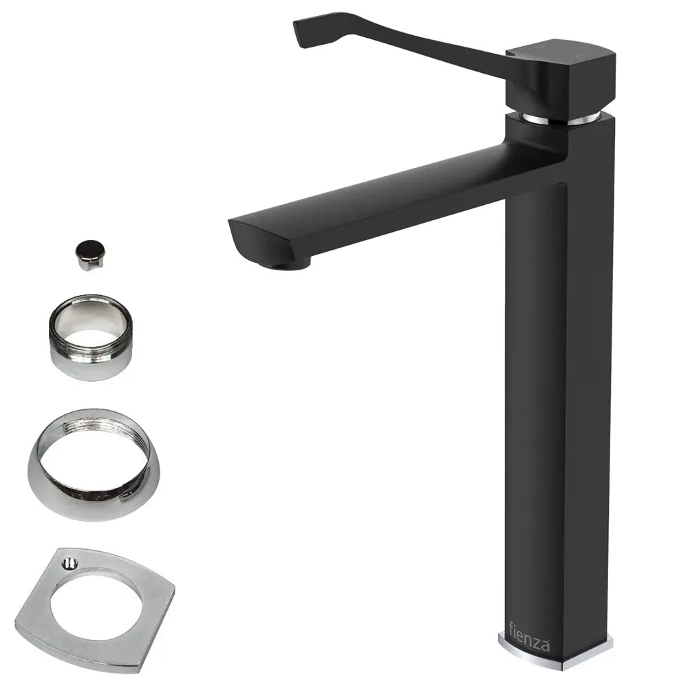 Koko Care Tall Basin Mixer, Matte Black fienza