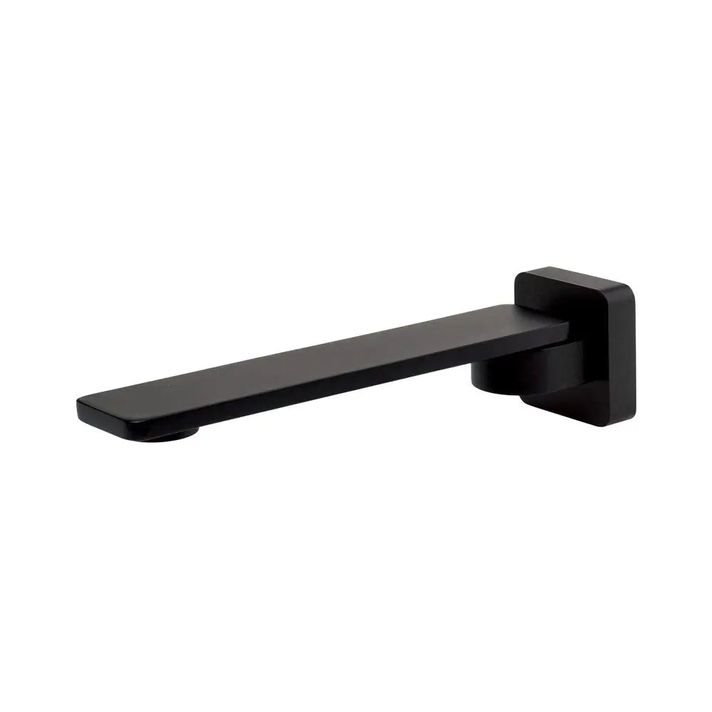 Koko Slim Swivel Bath Outlet, Matte Black fienza