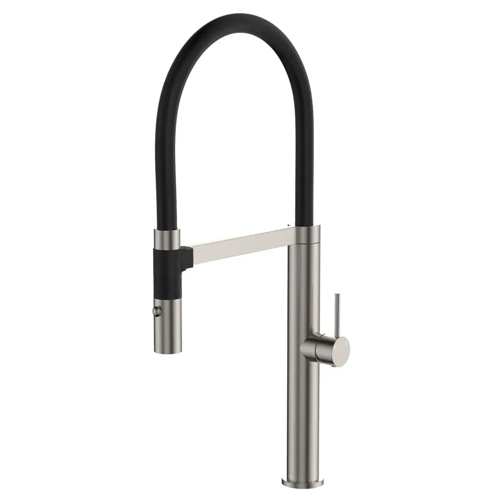 Kaya Pull Down Sink Mixer, Brushed Nickel fienza