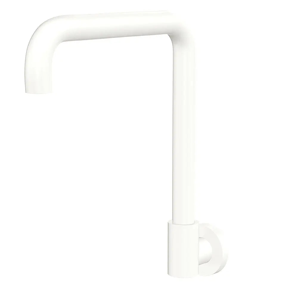 Kaya Squareline Wall Swivel Outlet Set, Matte White fienza