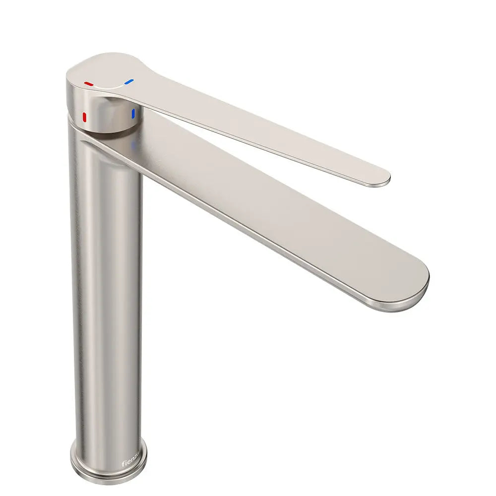 Empire Care Cold Start Tall Basin Mixer, Brushed Nickel fienza