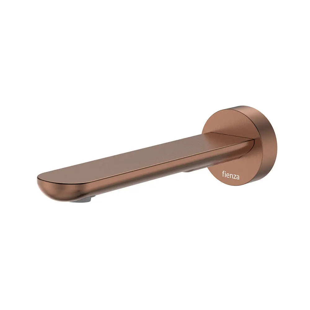 Empire Slim Basin/Bath Outlet, Round Plate, 180mm, Brushed Copper fienza