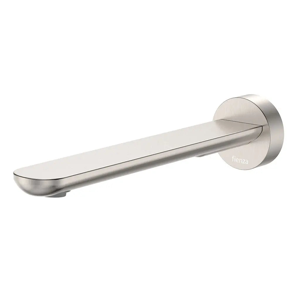 Empire Slim Basin/Bath Outlet, Round Plate, 220mm, Brushed Nickel fienza