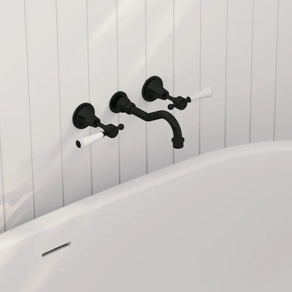 Lillian Basin/Bath Outlet, Matte Black fienza