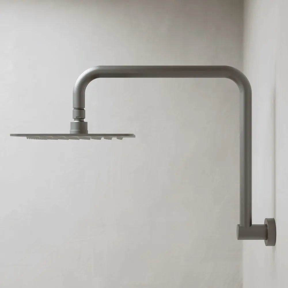 Tono Gooseneck Shower Arm Set, Gun Metal fienza