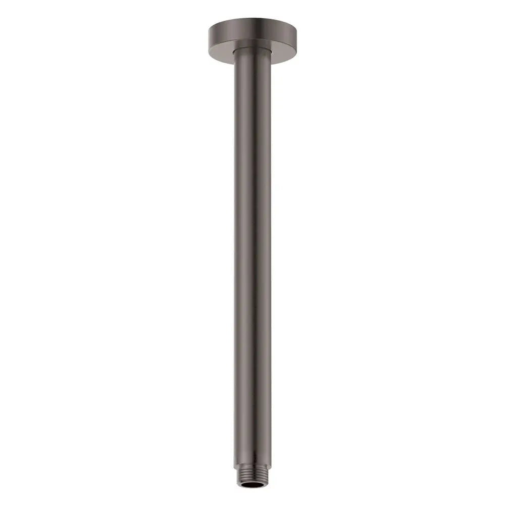 Round Shower Dropper, 300mm, Gun Metal fienza