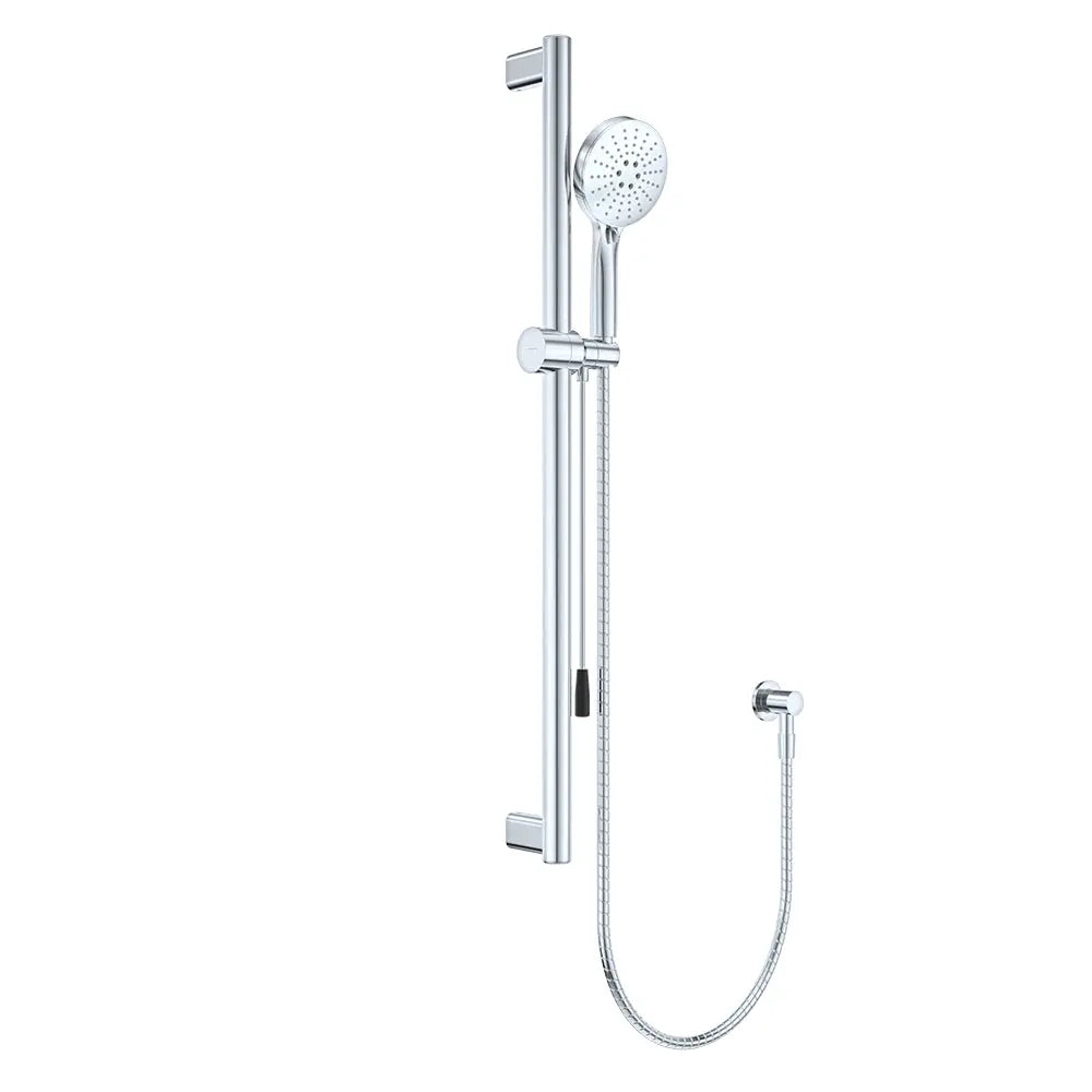 Care Rail Shower with Push/Pull Slider, Chrome fienza