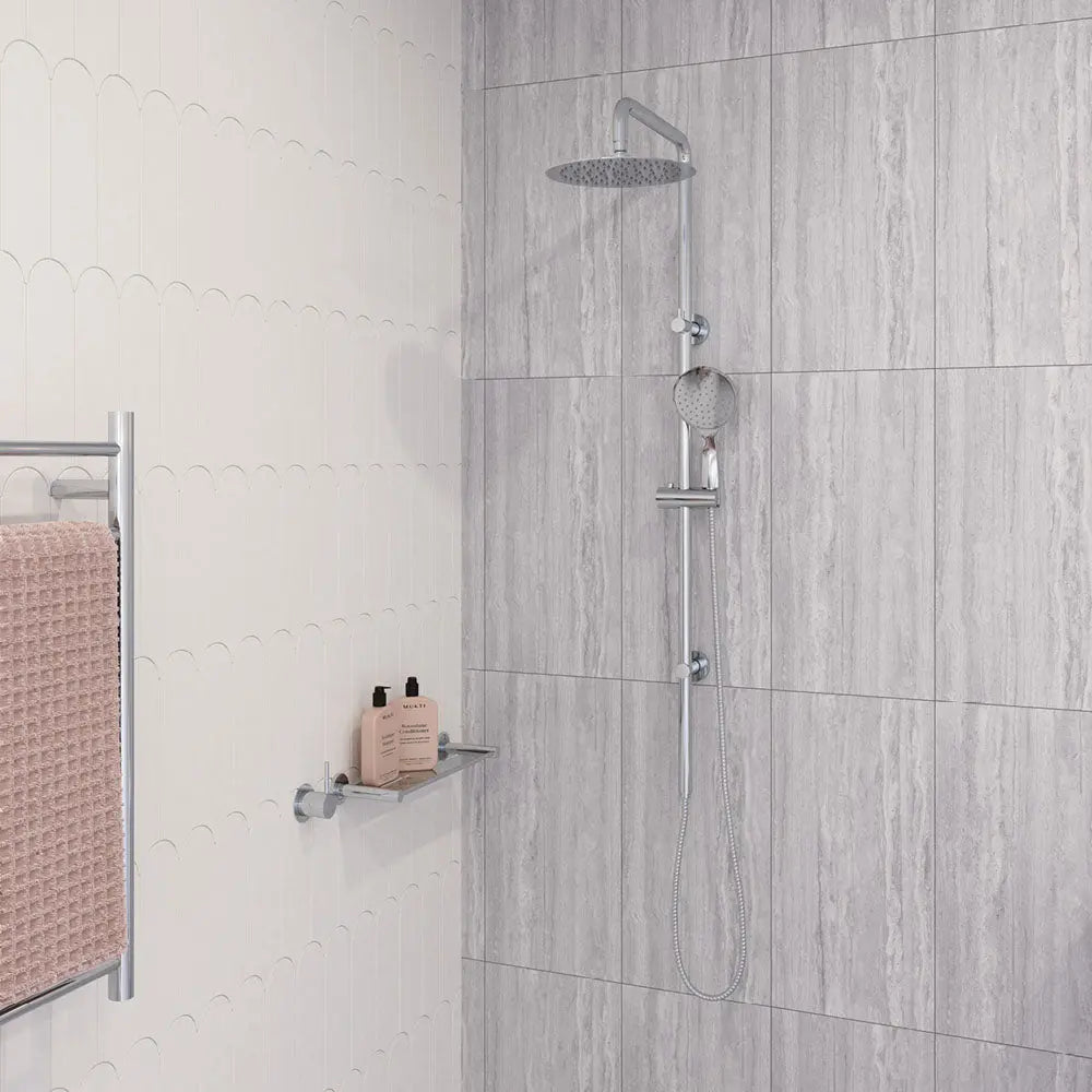 Kaya Twin Shower, Chrome fienza