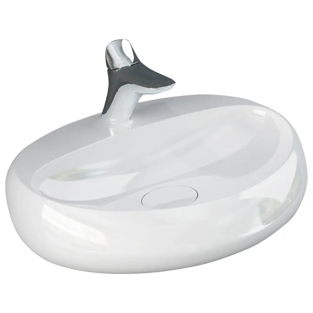RAK Cloud 650 Wall Basin, Alpine Gloss White fienza