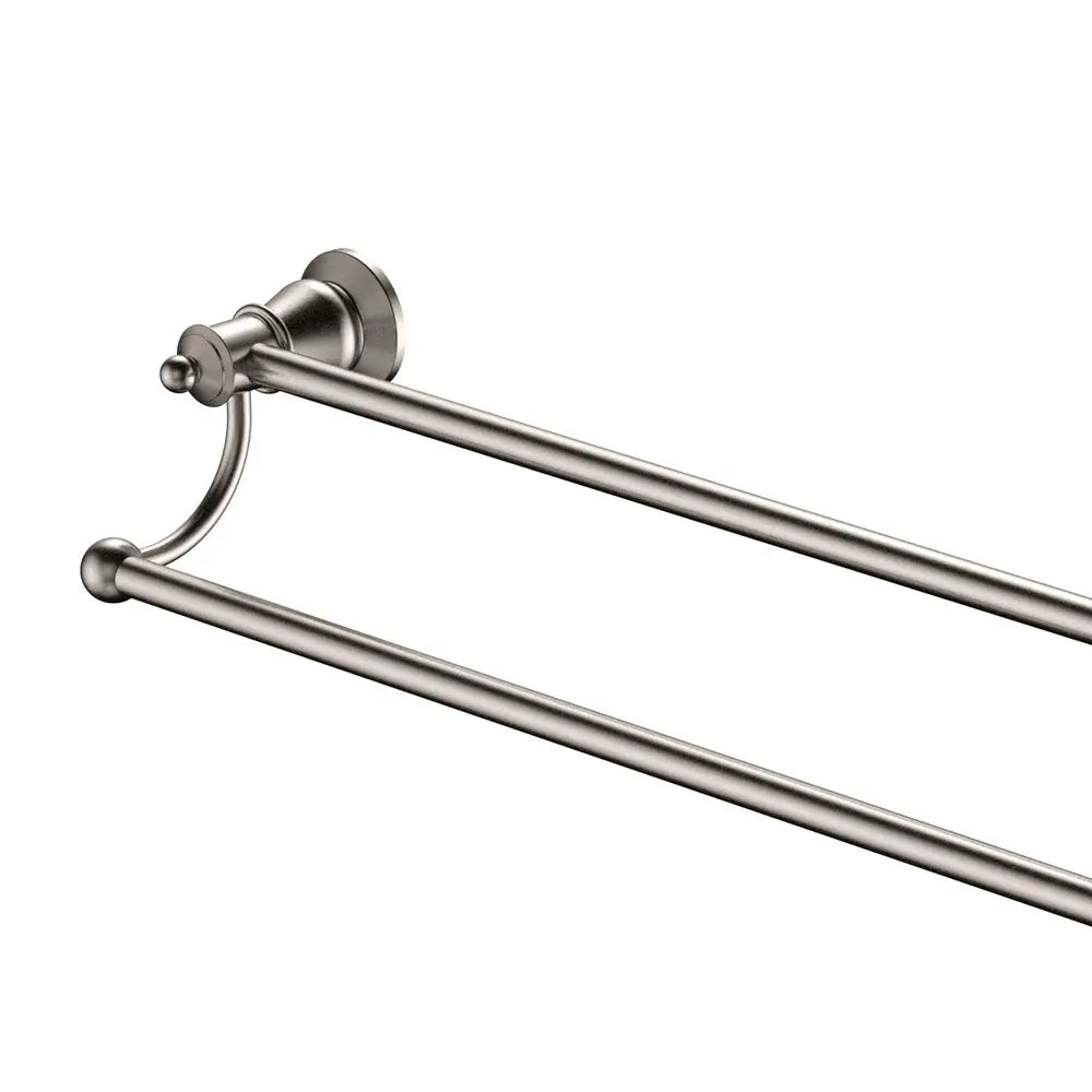 Lillian Double Towel Rail, Brushed Nickel fienza