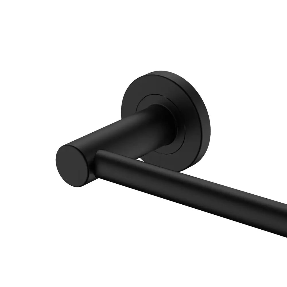 Kaya Single Towel Rail, 900mm, Matte Black fienza