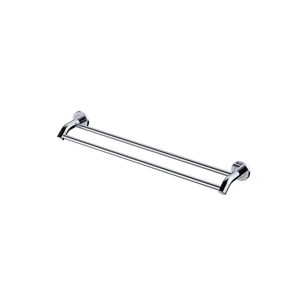 Kaya Double Towel Rail, 600mm, Chrome fienza