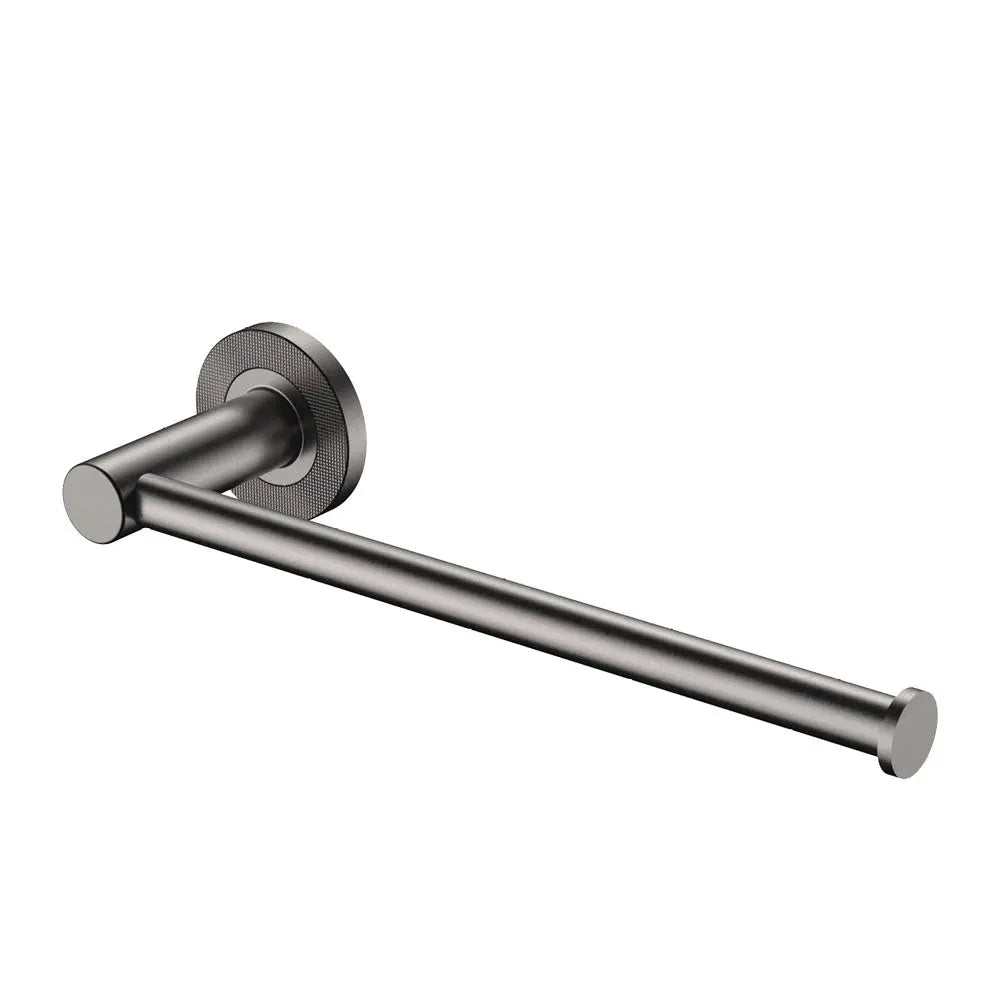 Axle Hand Towel Rail/Roll Holder, Gun Metal fienza