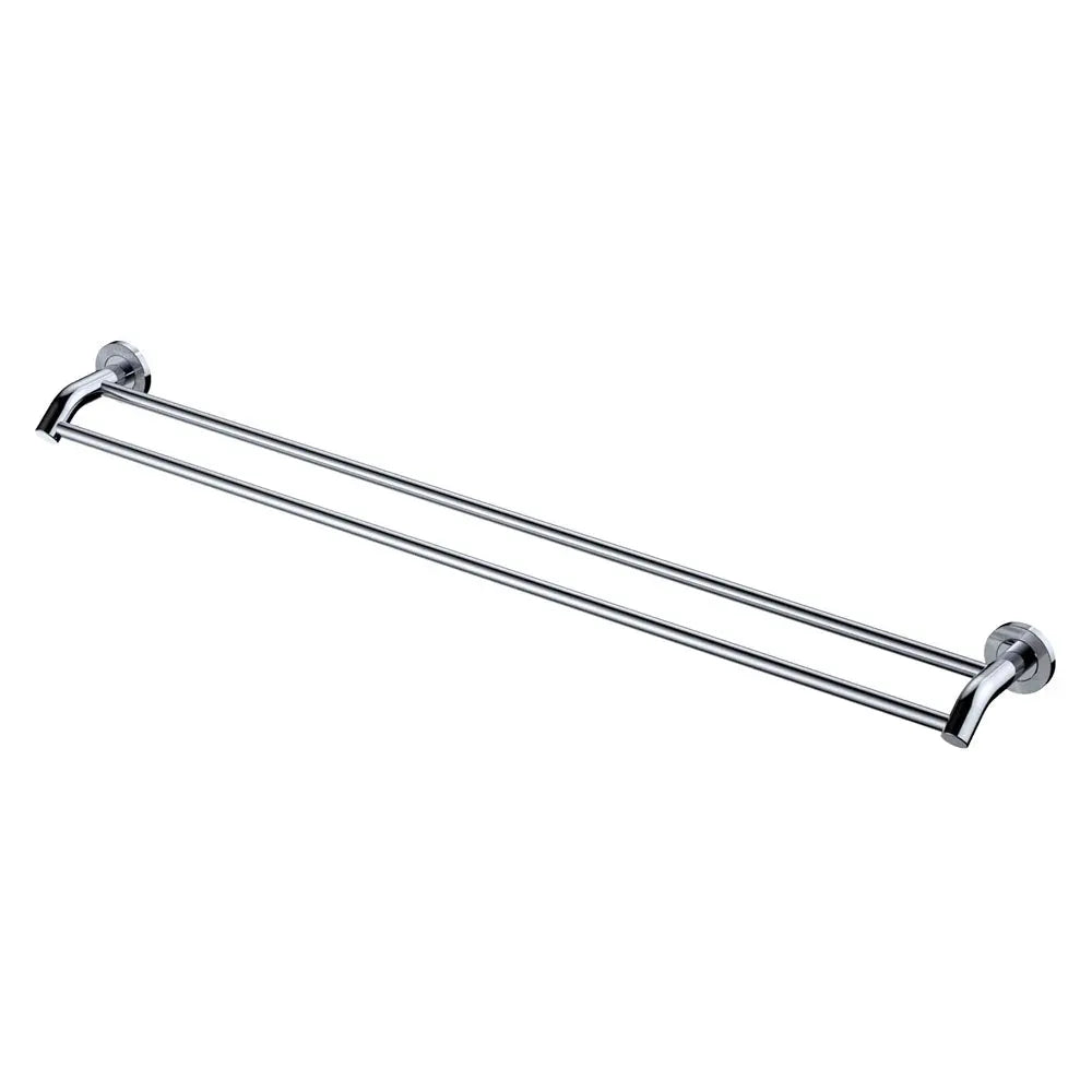 Axle 900mm Double Towel Rail, Chrome fienza