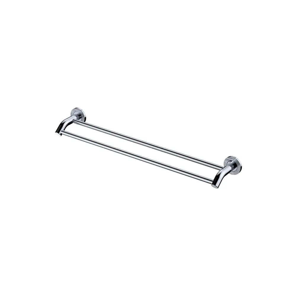 Axle 600mm Double Towel Rail, Chrome fienza