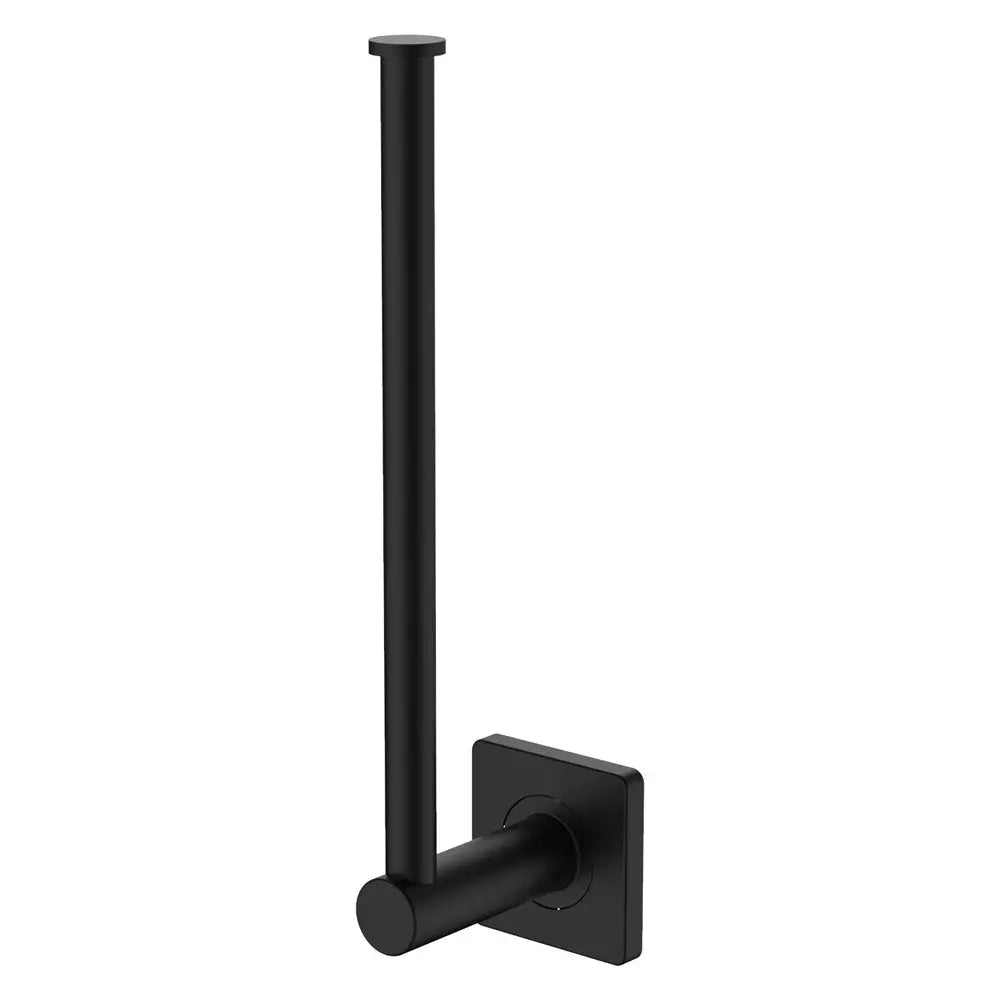 Sansa Hand Towel Rail / Toilet Roll Holder, Matte Black fienza