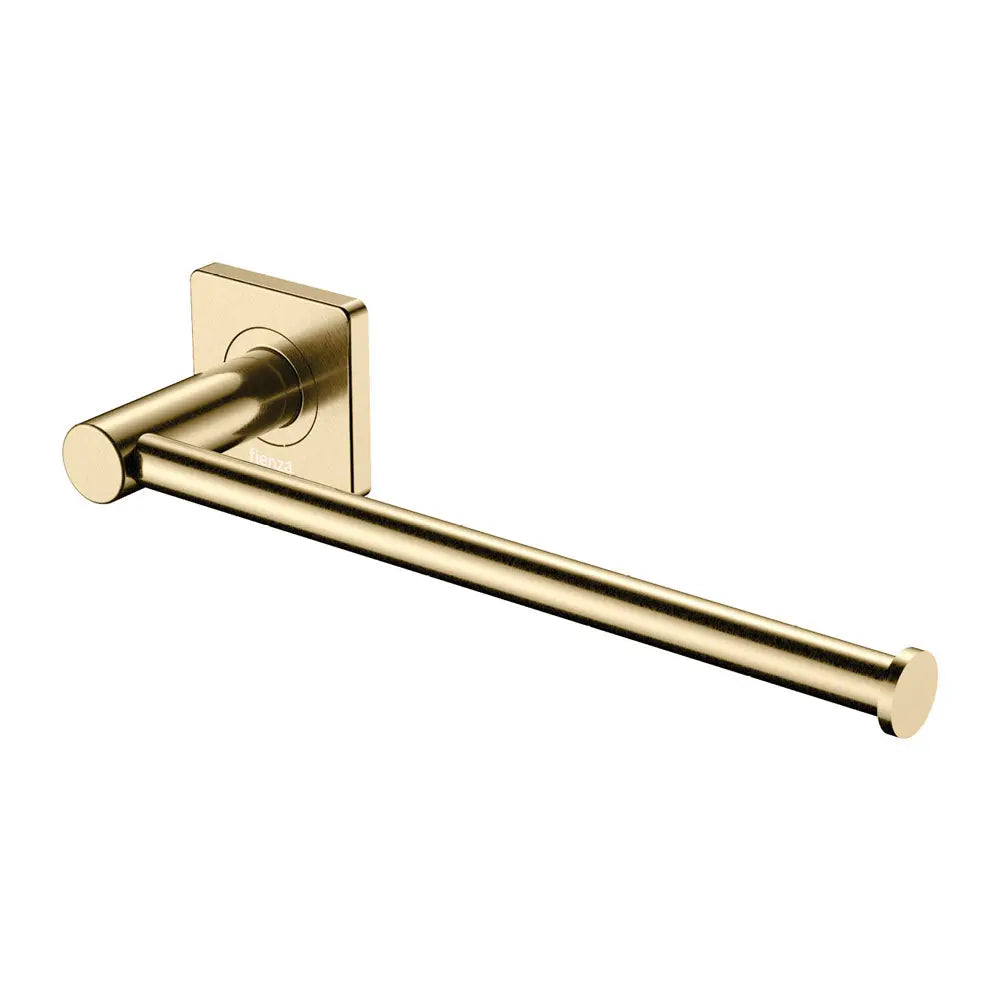 Sansa Hand Towel Rail / Toilet Roll Holder, Urban Brass fienza