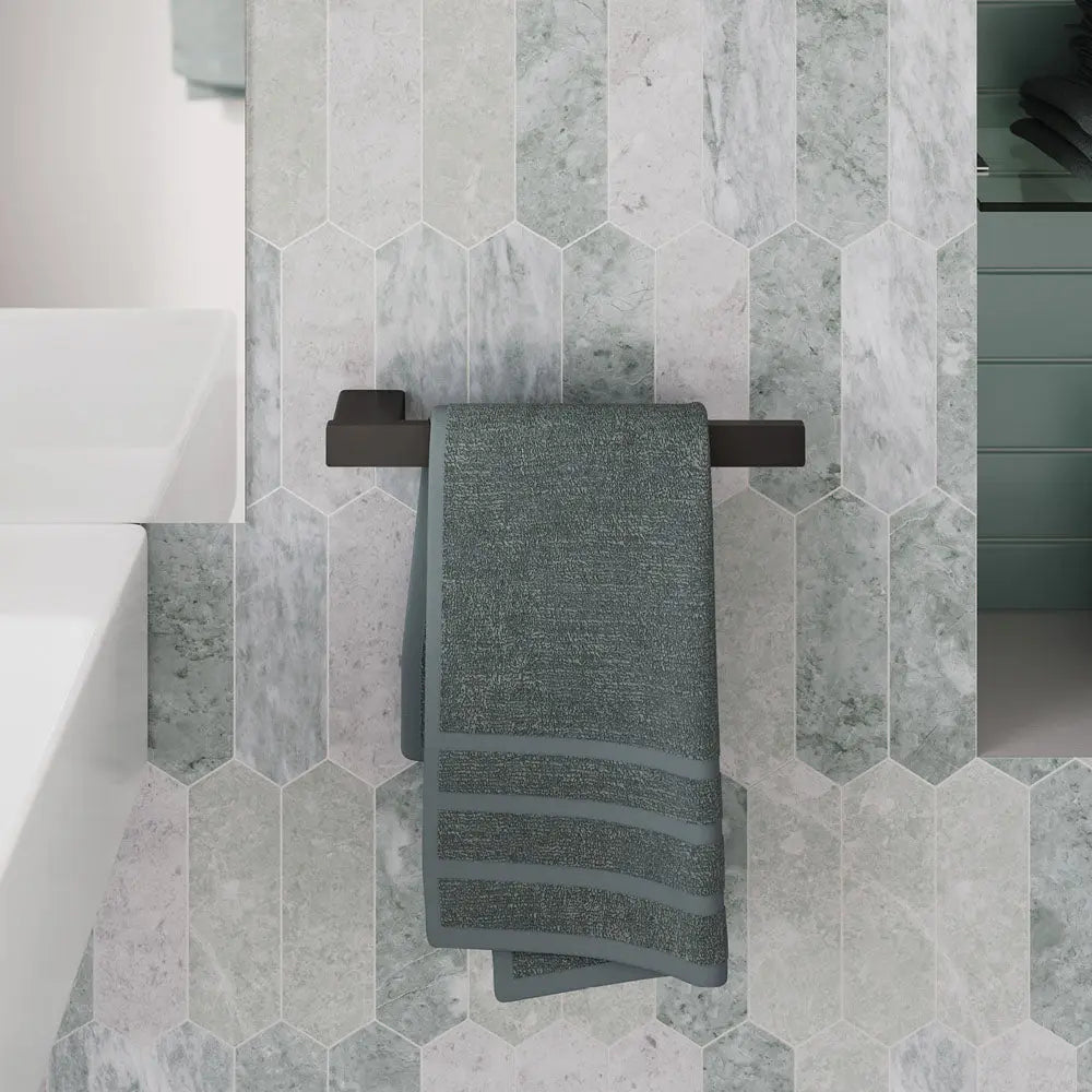 Tono Hand Towel Rail, Matte Black fienza