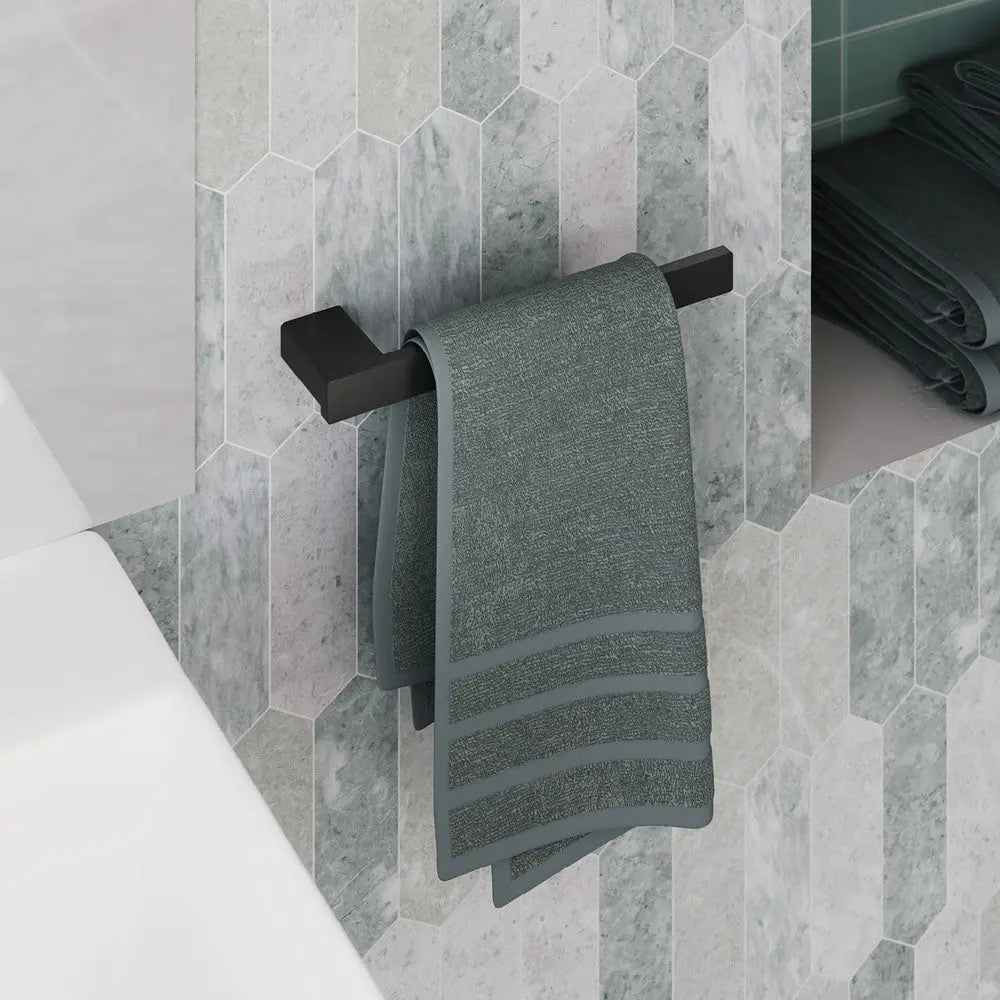 Tono Hand Towel Rail, Matte Black fienza