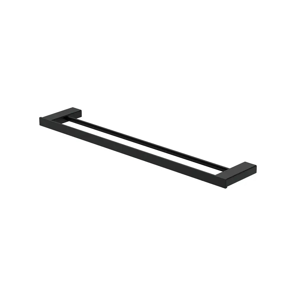 Tono Double Towel Rail, 610 mm, Matte Black fienza