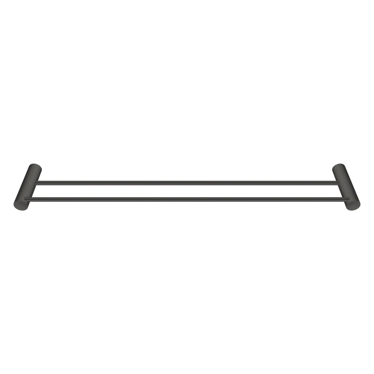 600mm Gunmetal Double Towel Rail Aquaperla