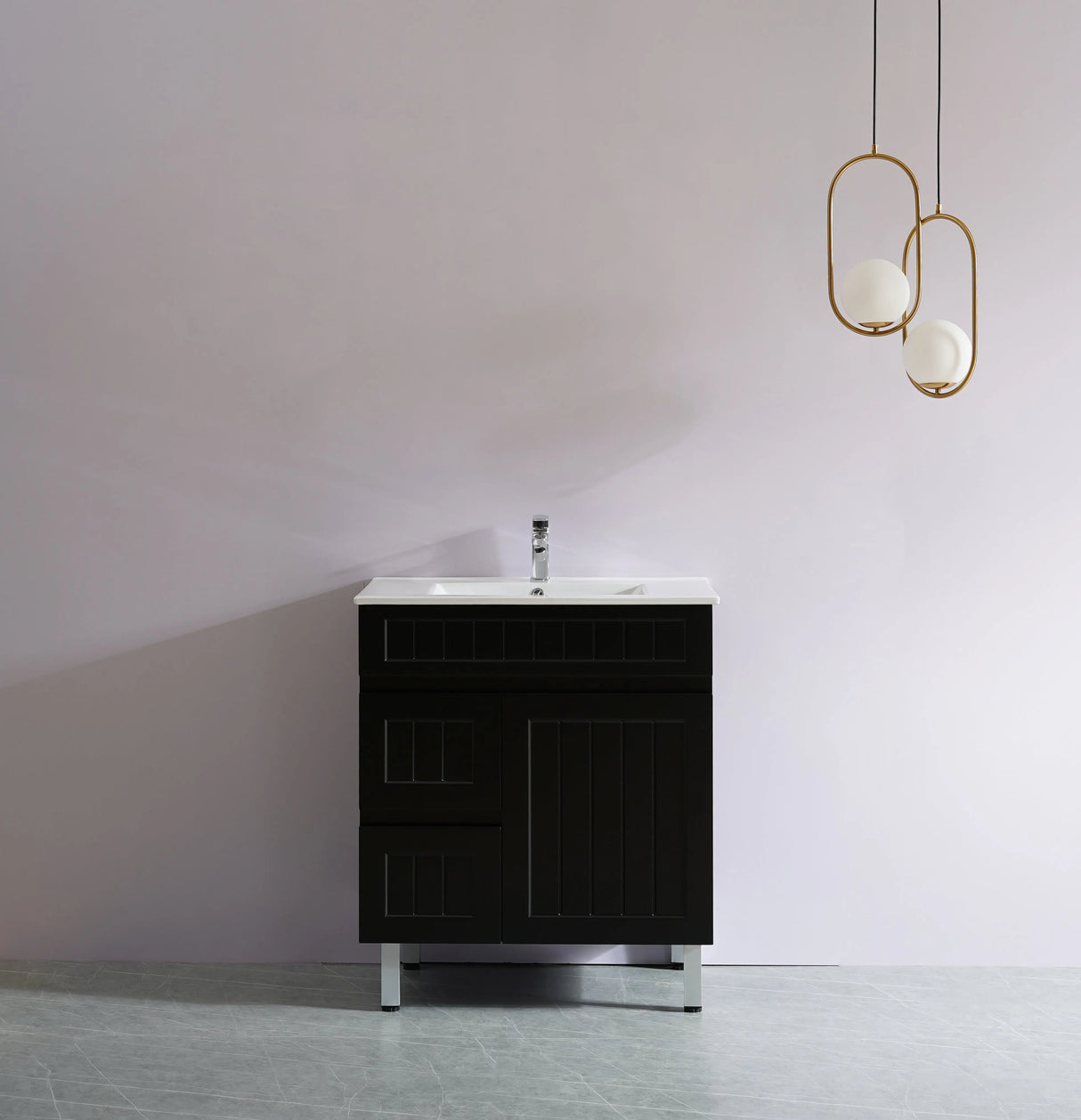 ACACIA SHAKER PVC Floor Vanity 750 Poseidon