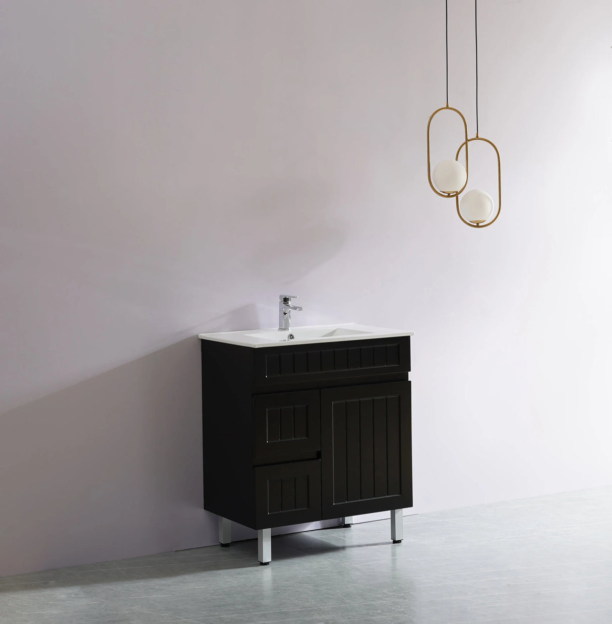 ACACIA SHAKER PVC Floor Vanity 750 Poseidon