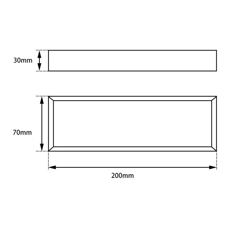 Cavallo Brushed Yellow Gold Square Hand Towel Rail 260mm Aquaperla
