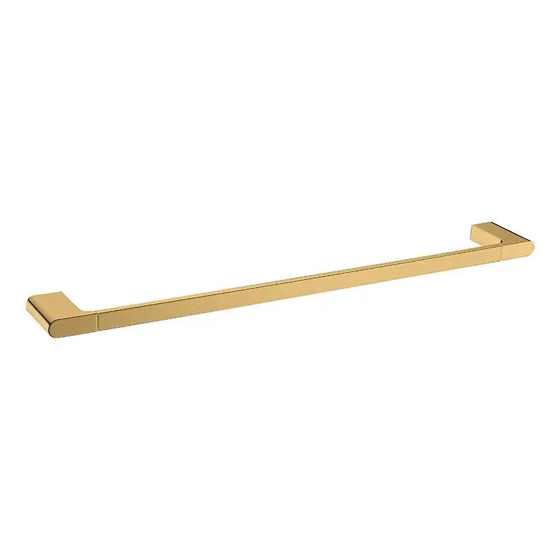 Bellino Brushed Yellow Gold Zinc Alloy 800mm Single Towel Rail Aquaperla