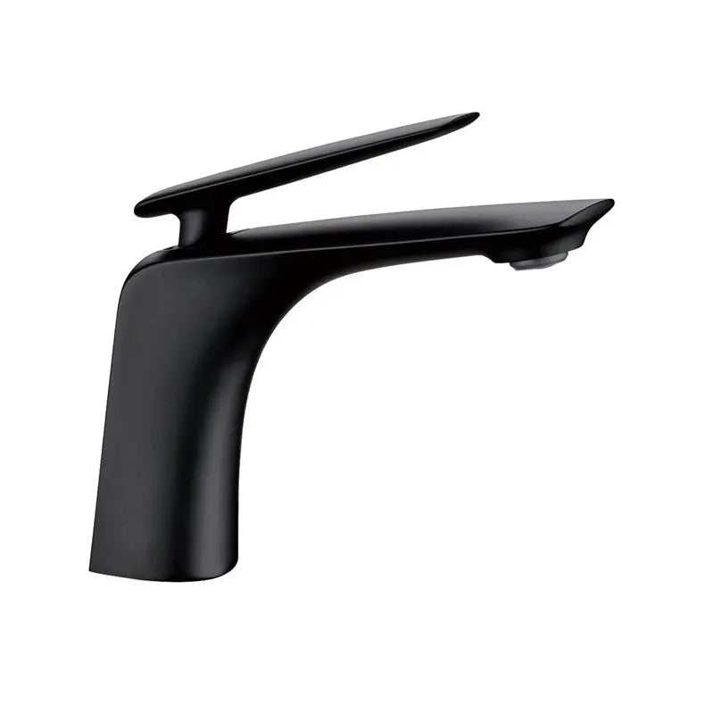 Bellino Matte Black Basin Mixer Tap Aquaperla