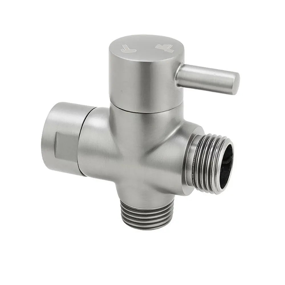 Brushed Nickel Bidet Diverter Aquaperla