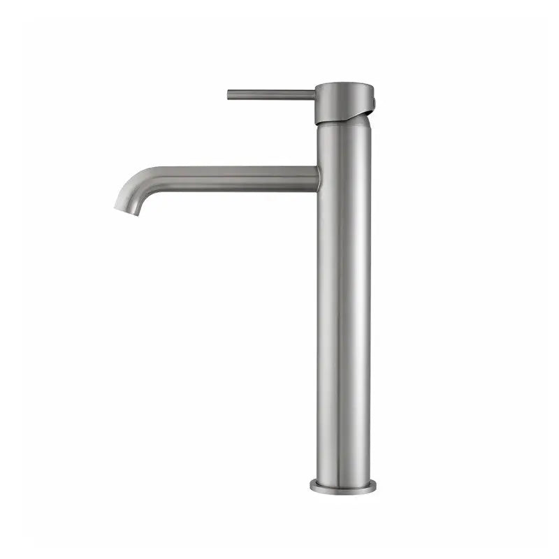 LUCID PIN - Brushed Nickel Basin Mixer Aquaperla