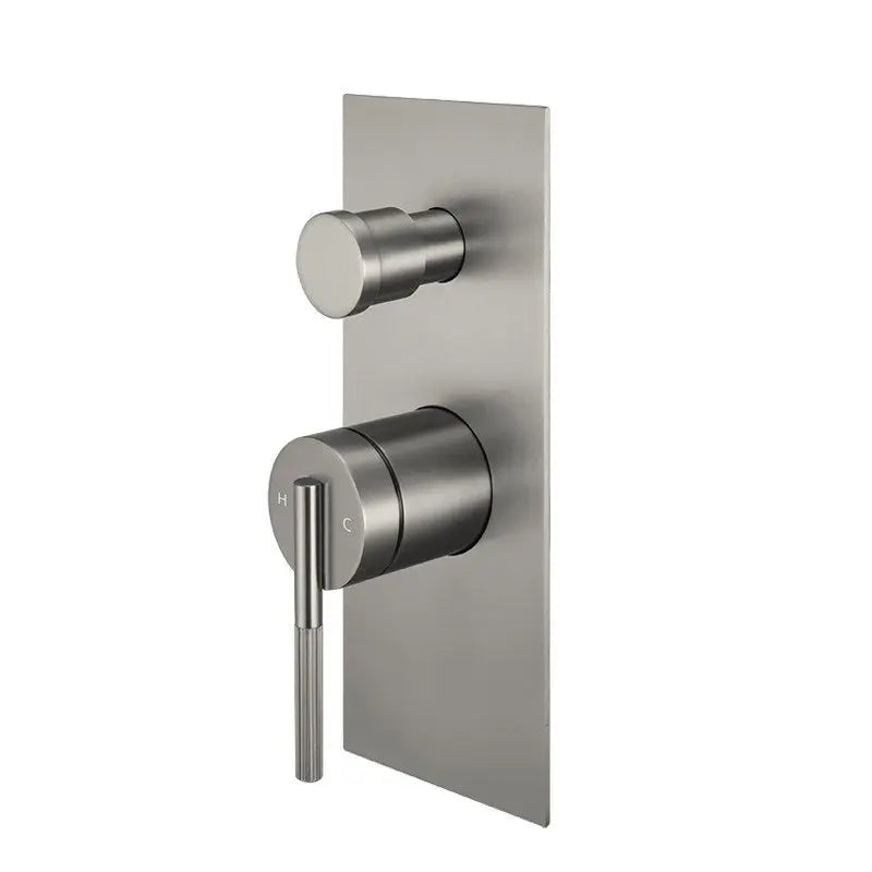 CADDENCE - Brushed Nickel Diverter Mixer Aquaperla