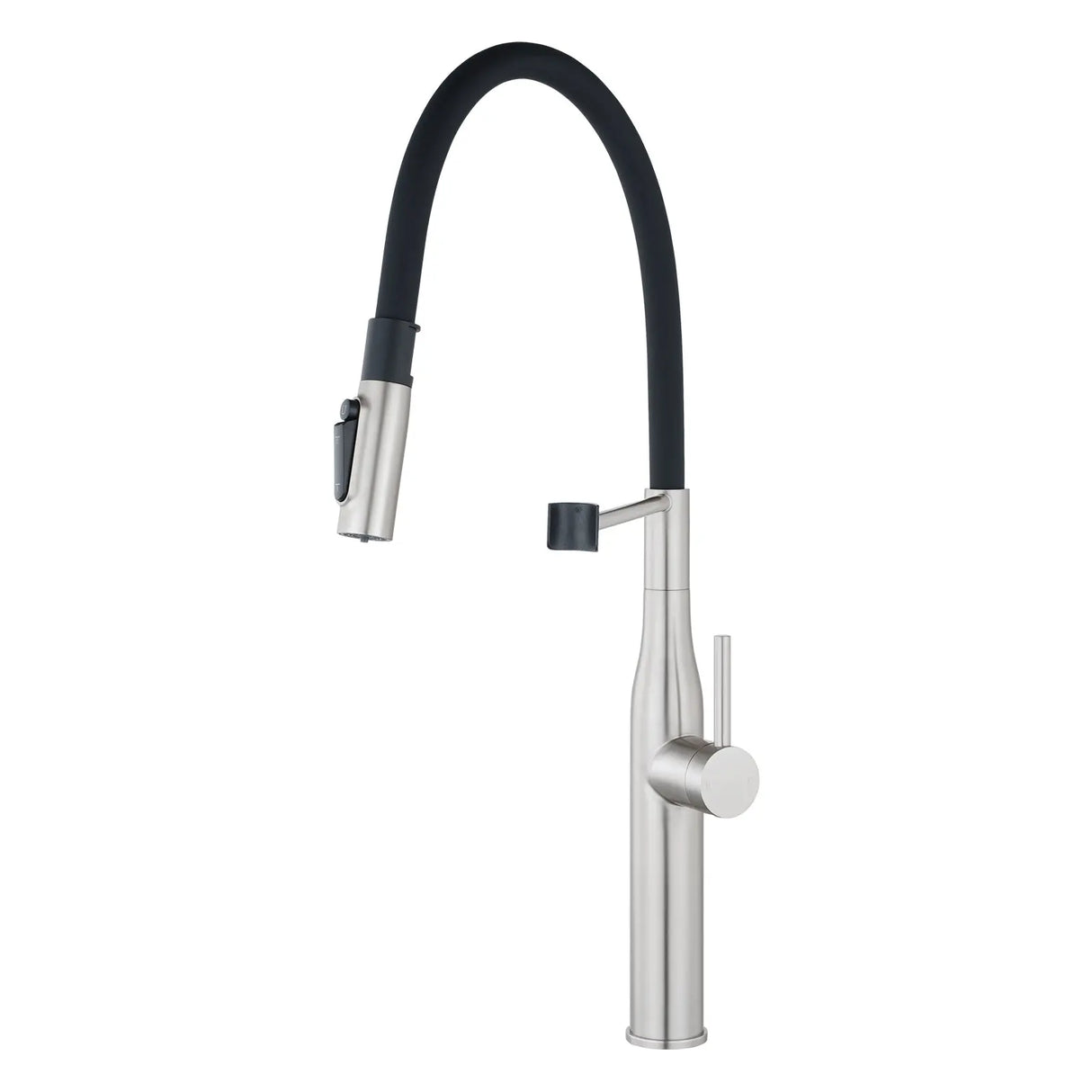 Brushed Nickel Kitchen Mixer Aquaperla