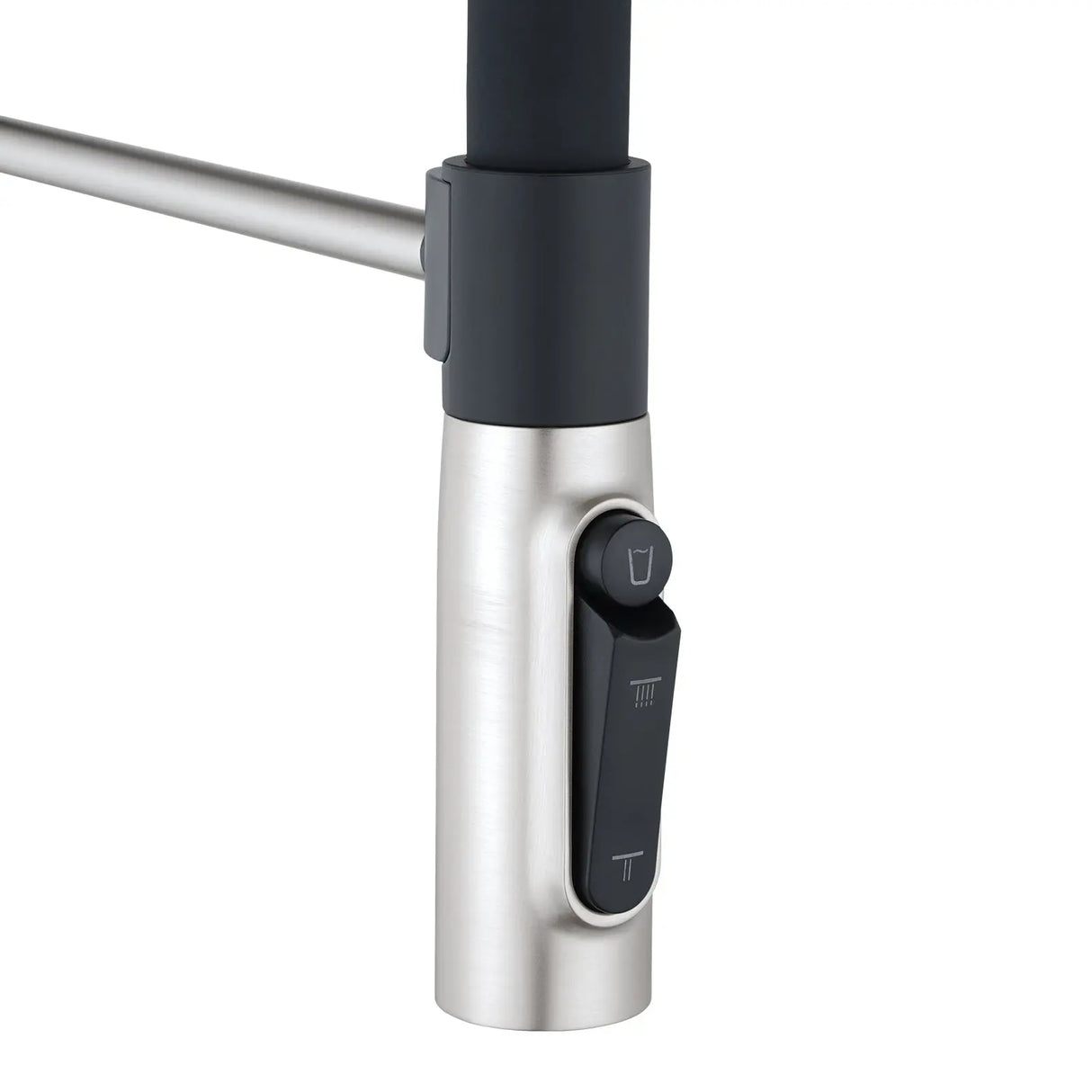 Brushed Nickel Kitchen Mixer Aquaperla