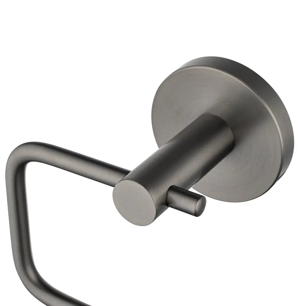 LUCID PIN - Gunmetal Toilet Paper Holder Aquaperla