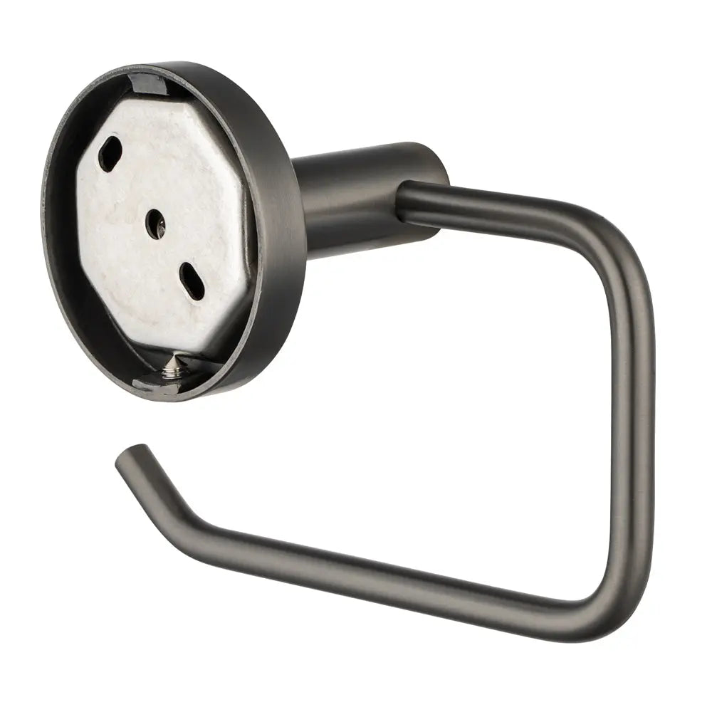 LUCID PIN - Gunmetal Toilet Paper Holder Aquaperla