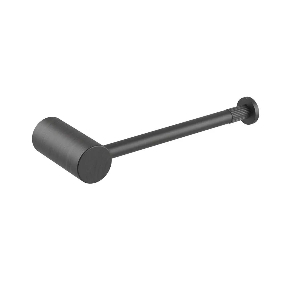 CADDENCE - Brushed Gun Metal Single Toilet Paper Holder Aquaperla