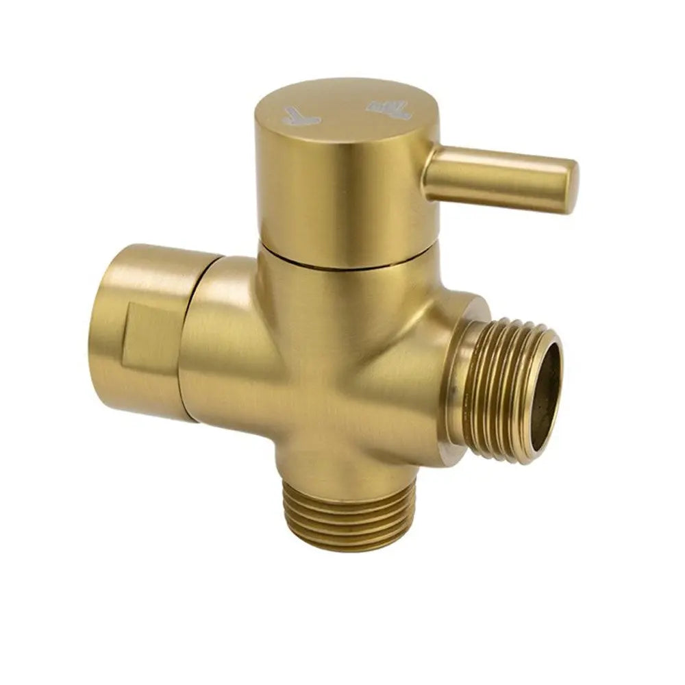 Brushed Brass Bidet Diverter Aquaperla