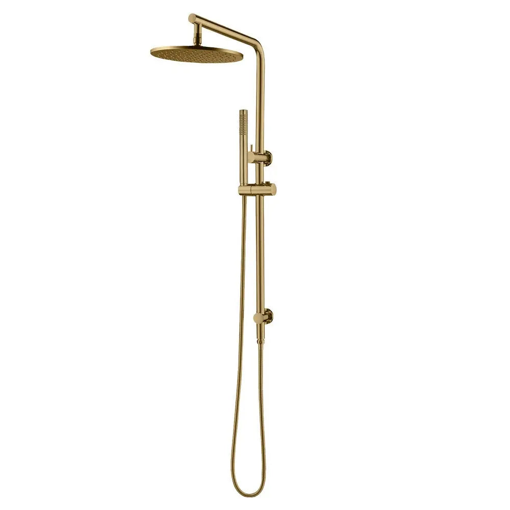 10" Brushed Brass Shower Station Aquaperla