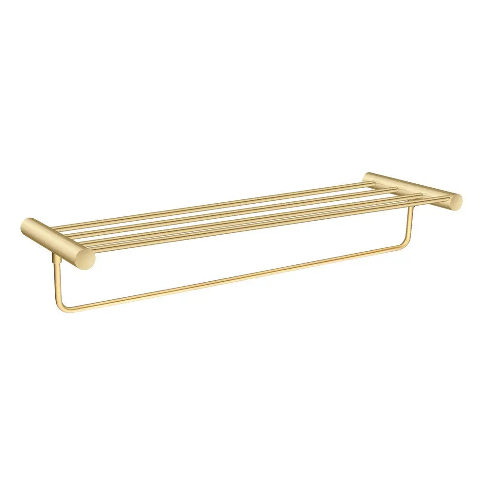 Brushed Brass Shower Shelf Aquaperla