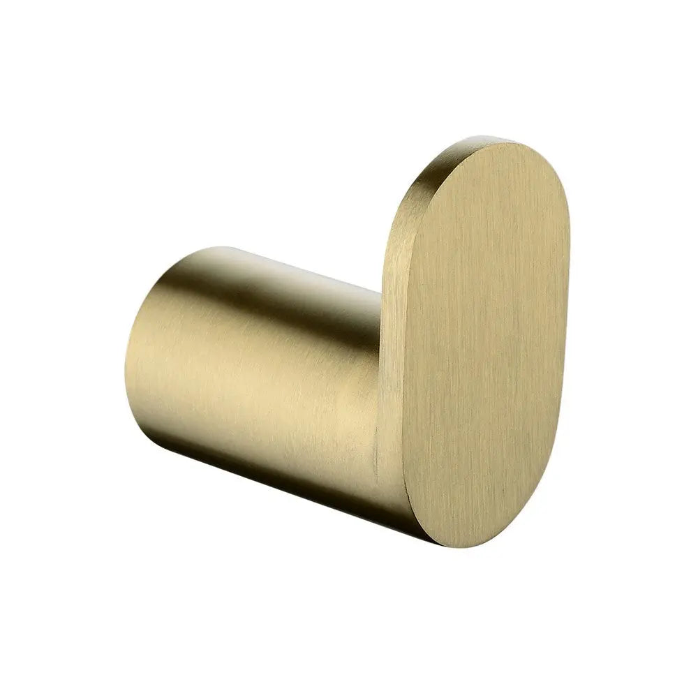 RUSHY - Brushed Brass Robe Hook Aquaperla