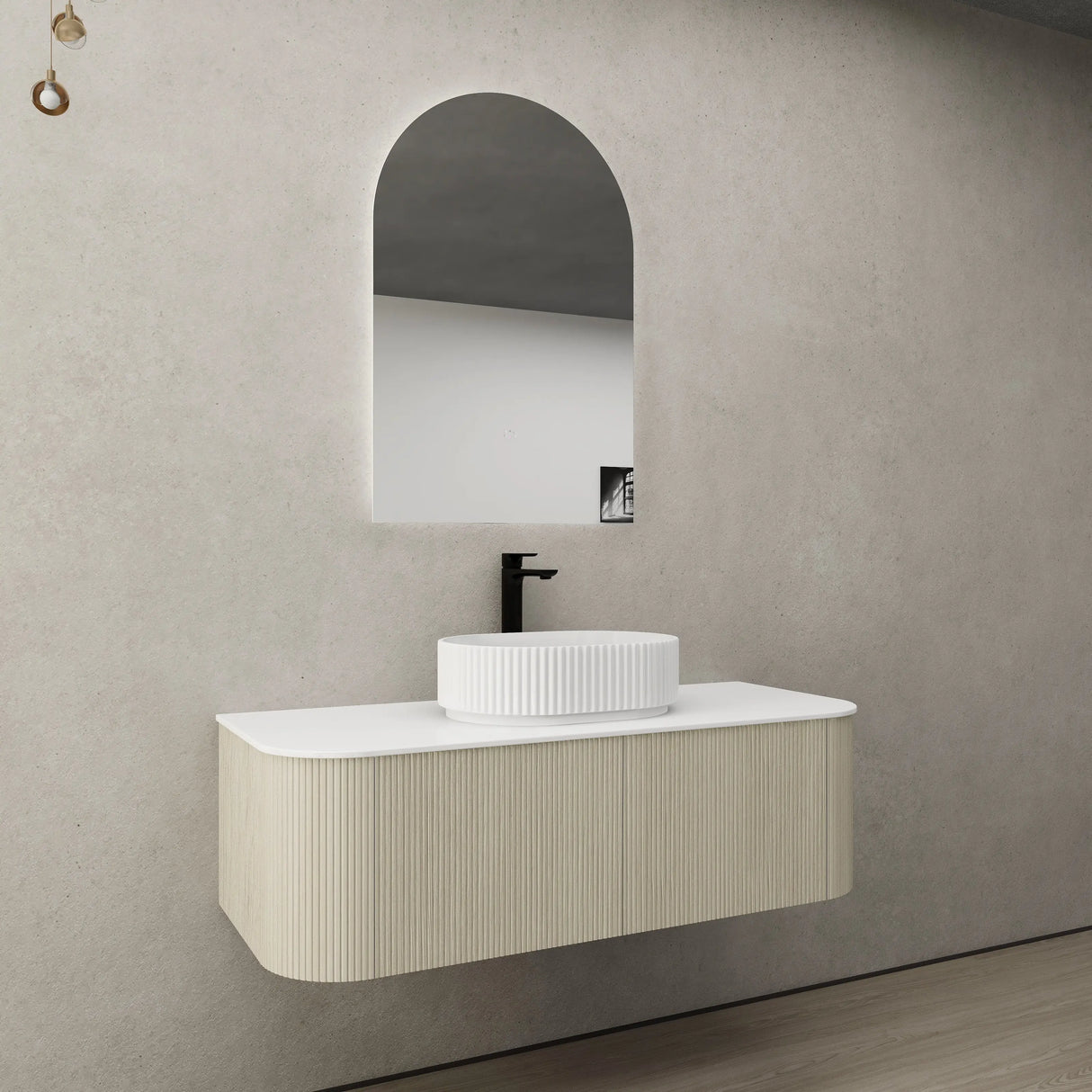 POS Bronte Wall Hung Vanity Coastal Oak (All Sizes) Poseidon