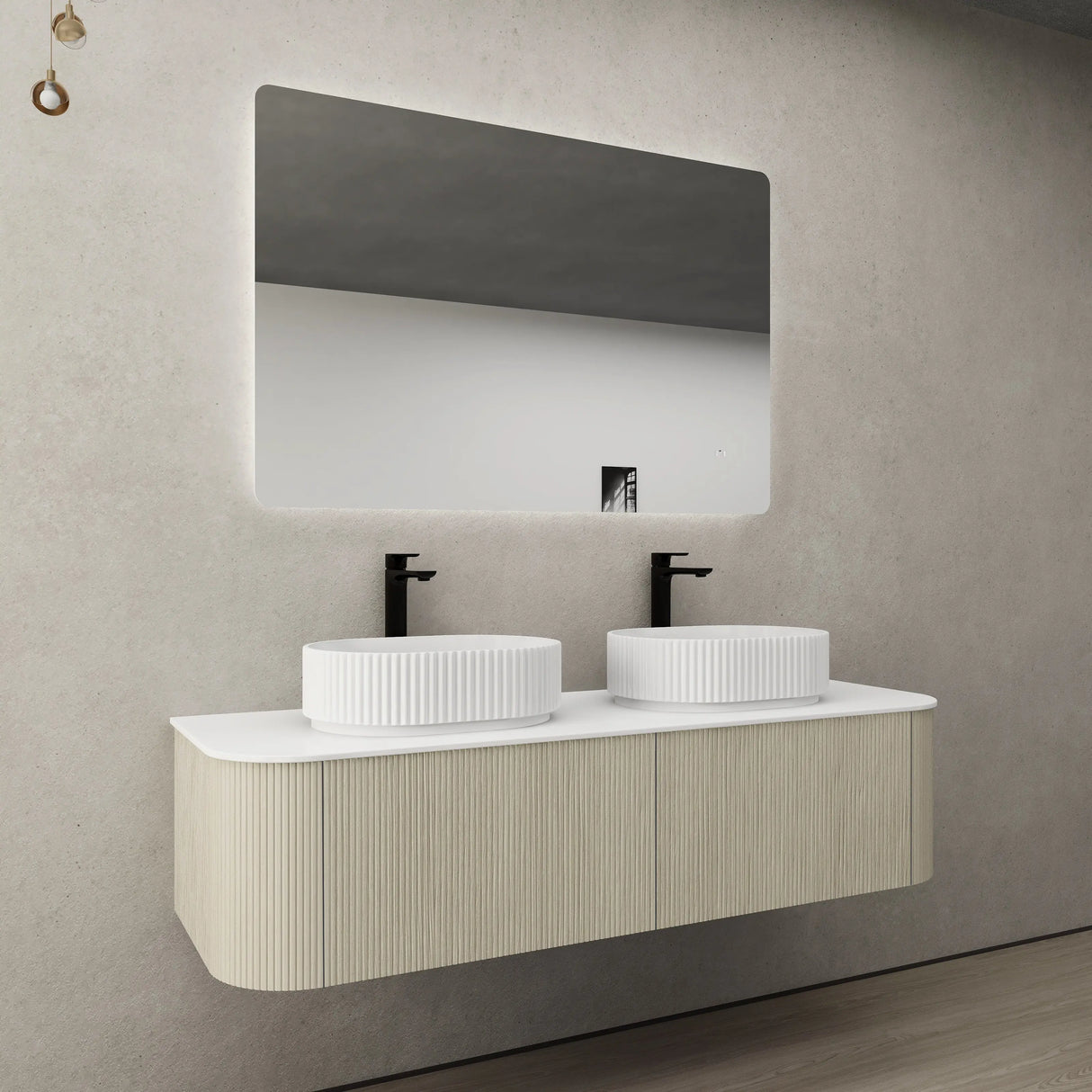 POS Bronte Wall Hung Vanity Coastal Oak (All Sizes) Poseidon