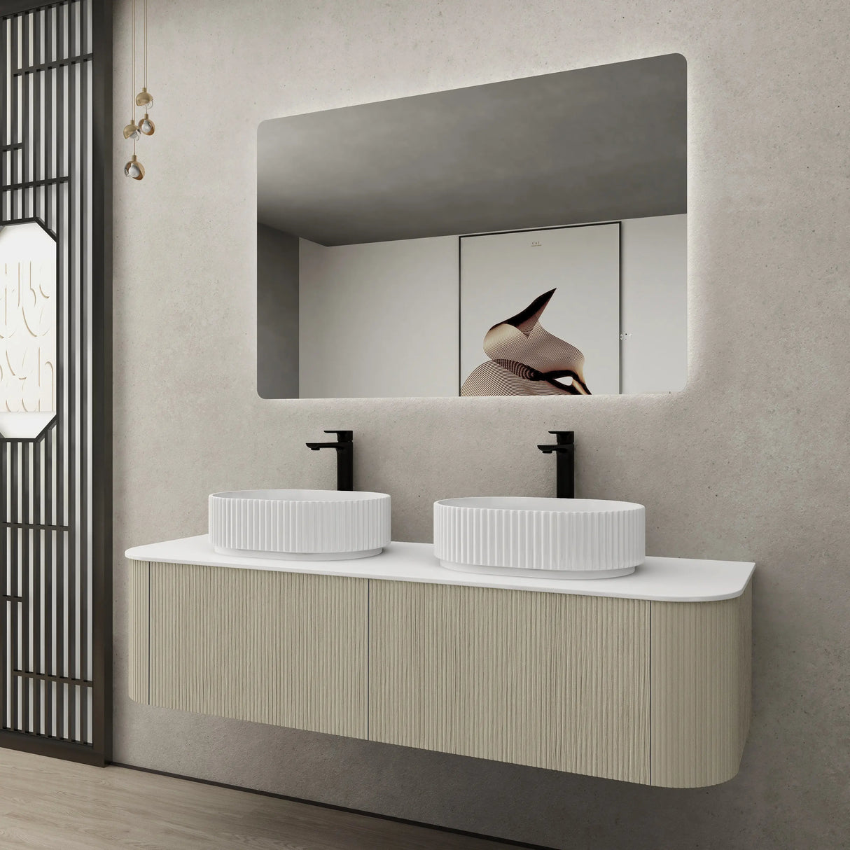 POS Bronte Wall Hung Vanity Coastal Oak (All Sizes) Poseidon