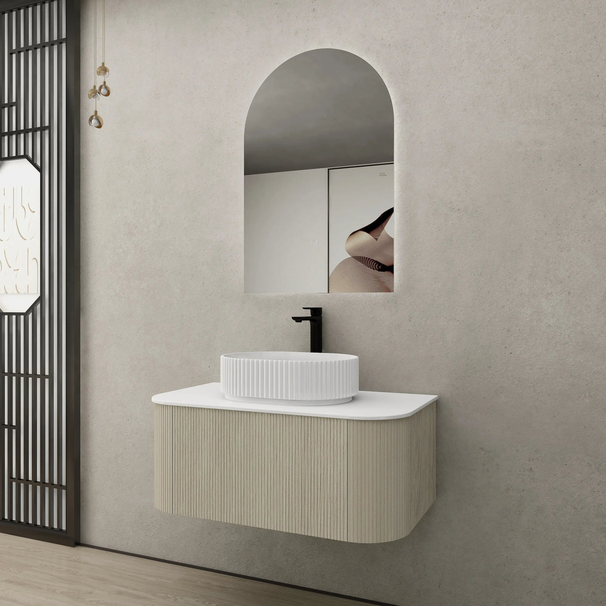 POS Bronte Wall Hung Vanity Coastal Oak (All Sizes) Poseidon