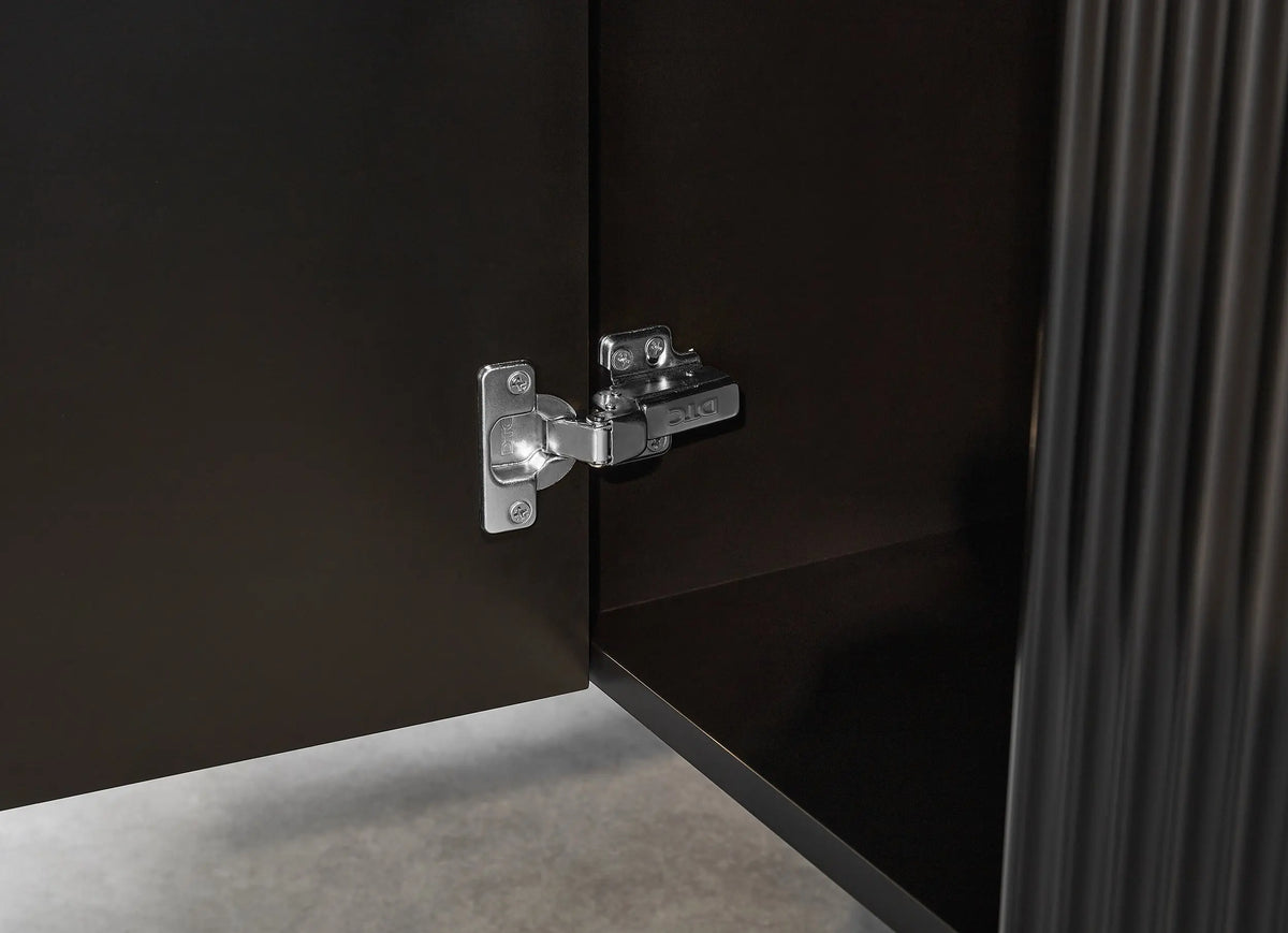 Brindabella Wall Hung PVC Cabinet 600mm (Matte Black) Poseidon